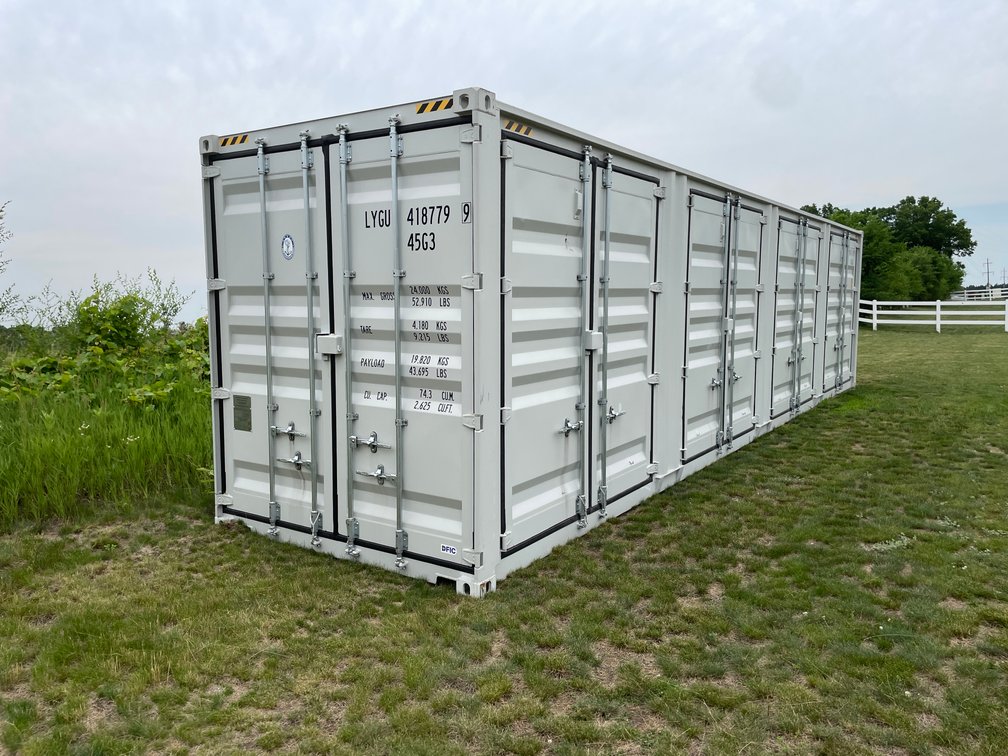 40' High Cube Multi-Door Shipping Container (Princeton, MN)