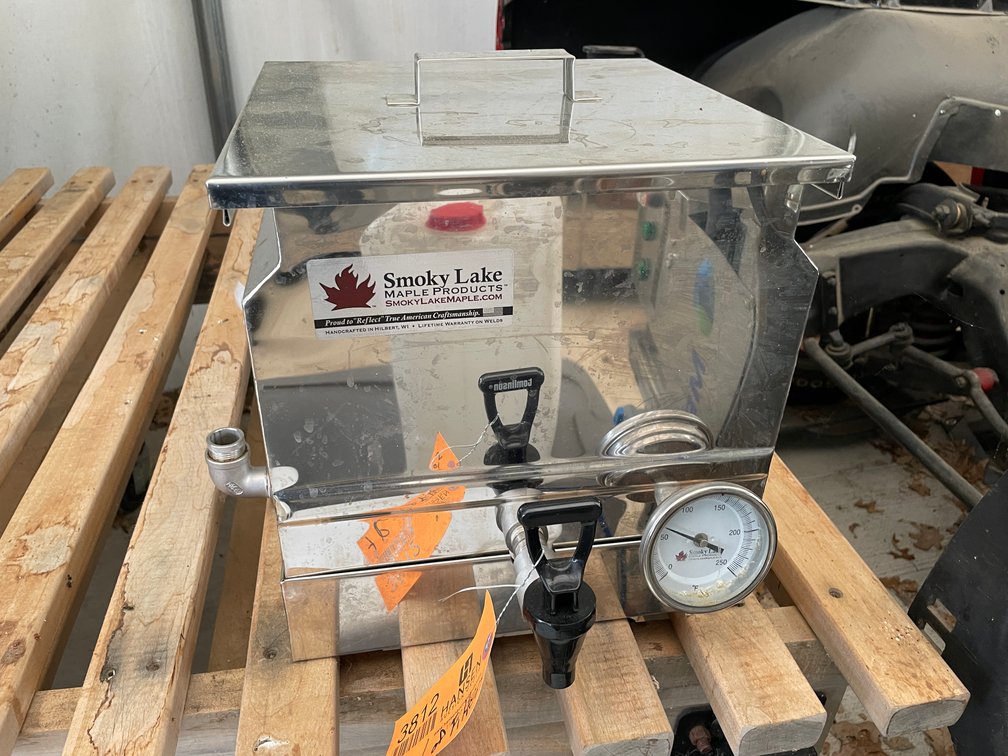 Smoky Lake Maple Syrup Finisher, Filter System, and Bottler