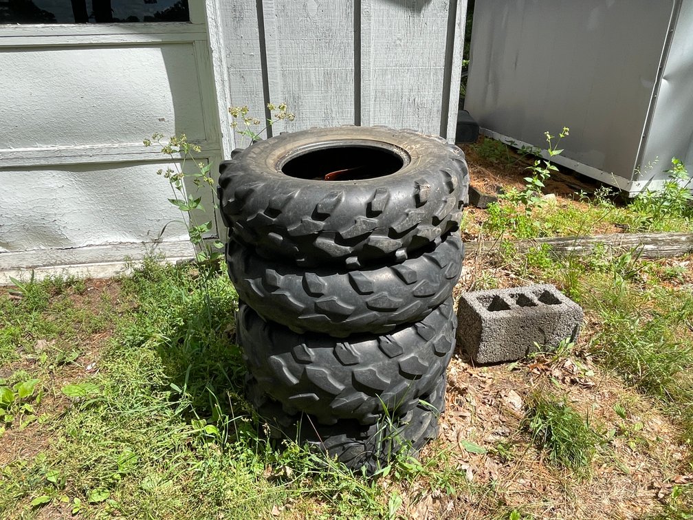 Set of (4) Rawhide Four Wheeler Tires