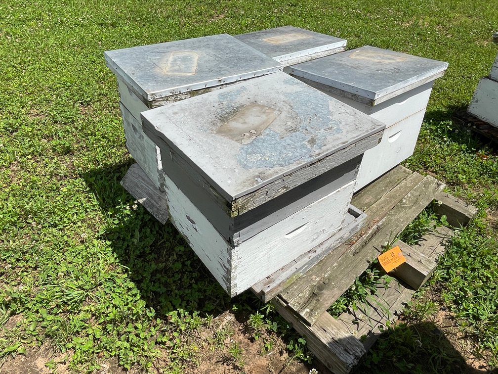 Pallet of Beehive Boxes