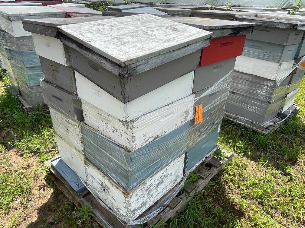 Pallet of Beehive Boxes