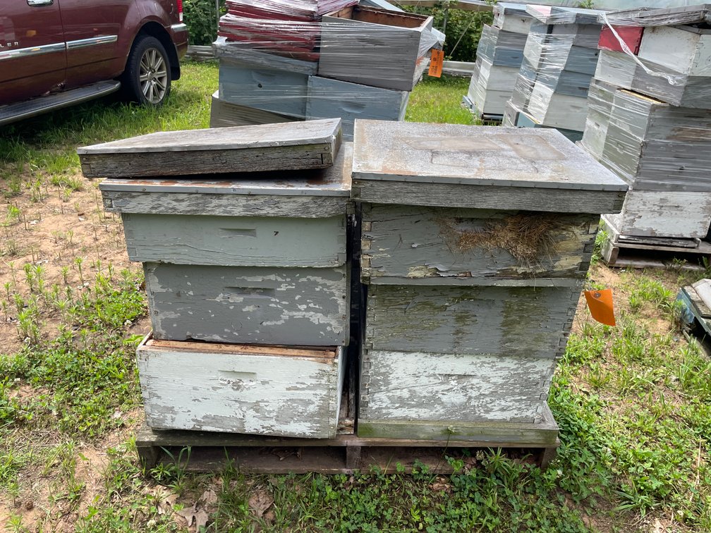 Pallet of Beehive Boxes