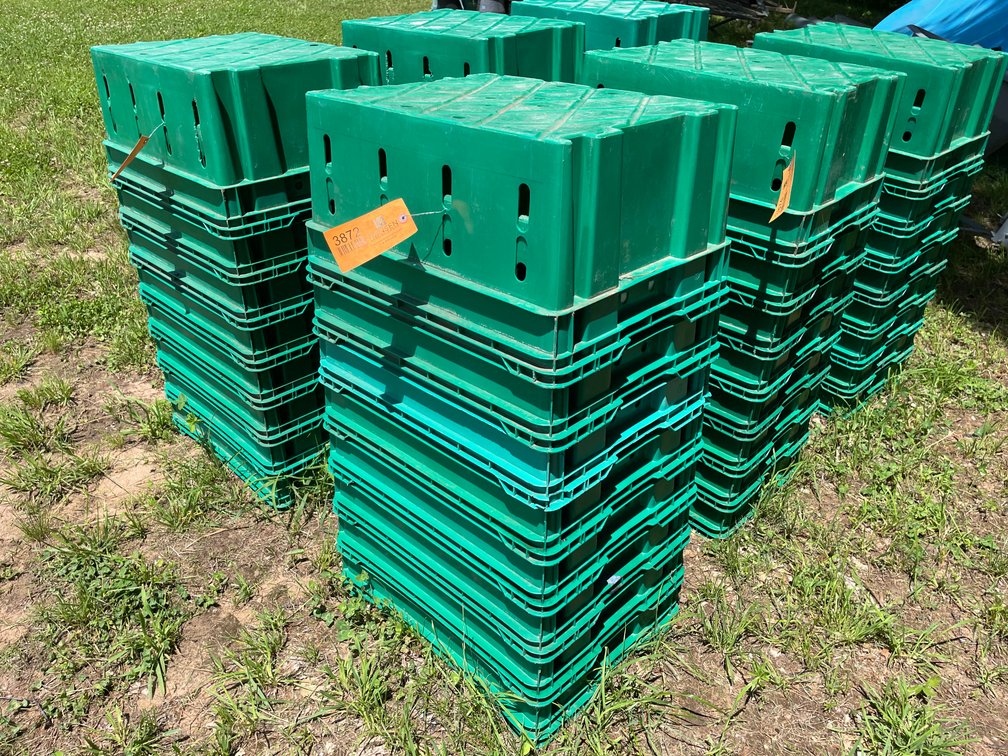 (8) Poly Vegetable Bins