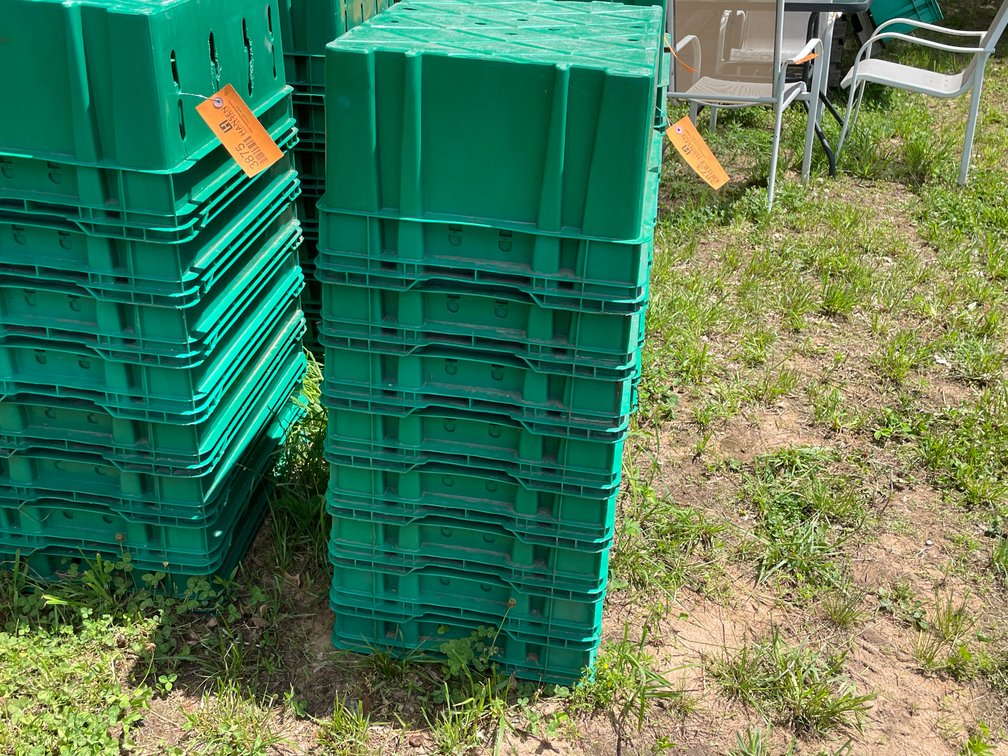 (8) Poly Vegetable Bins