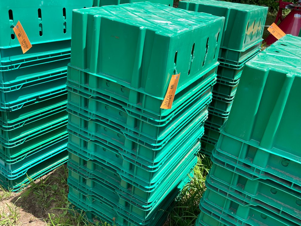 (8) Poly Vegetable Bins