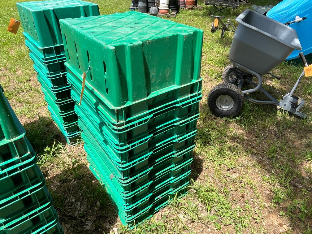 (8) Poly Vegetable Bins