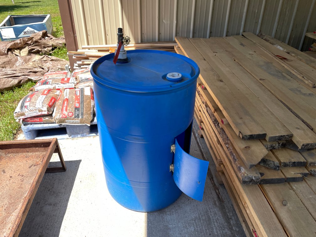 Poly 55-Gallon Barrel