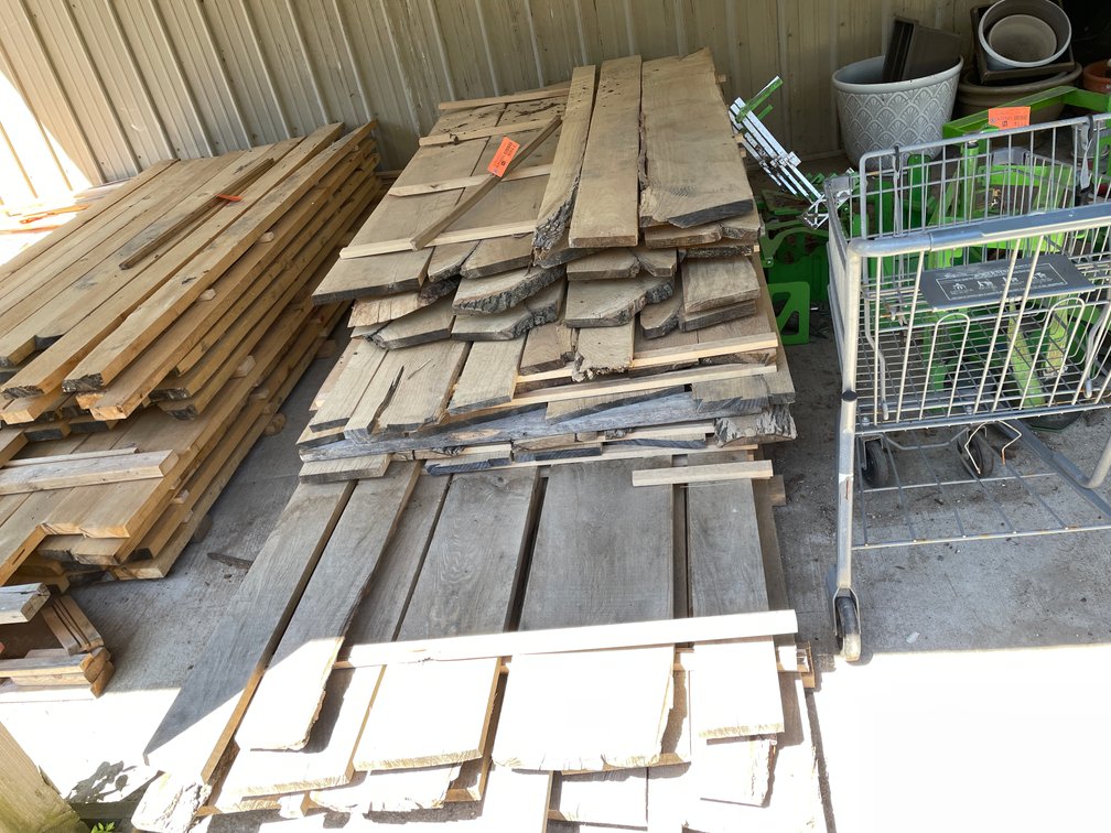 Assortment of Rough Saw Lumber