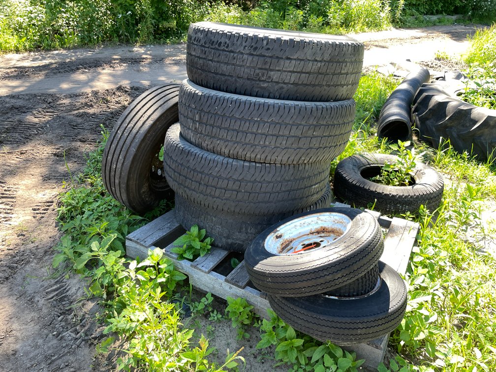 Lot of Used Tires