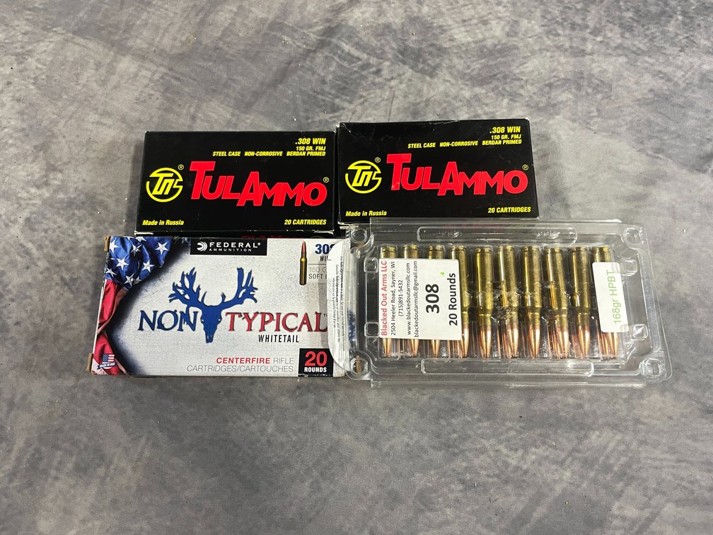 308 Assorted Ammo (Neenah, WI)