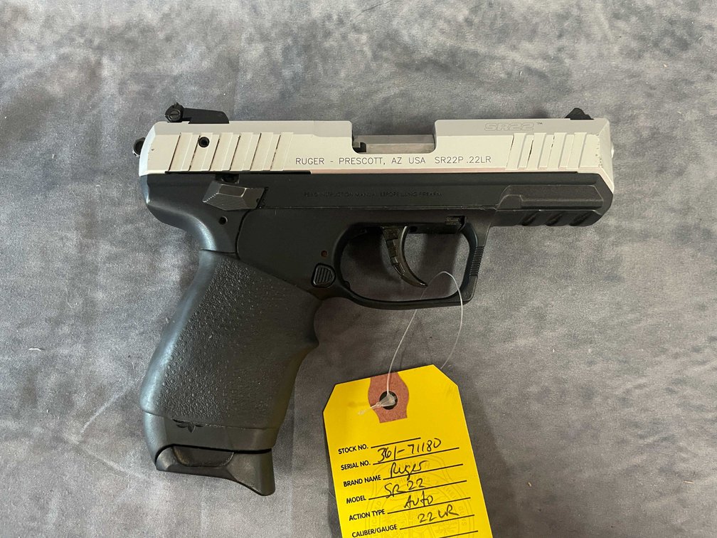 Ruger SR-22 22 LR  Pistol, SN: 361-71180