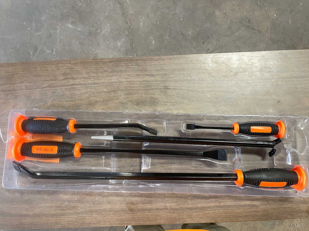 5 PCS Heavy Duty Pry Bar Set (CW)