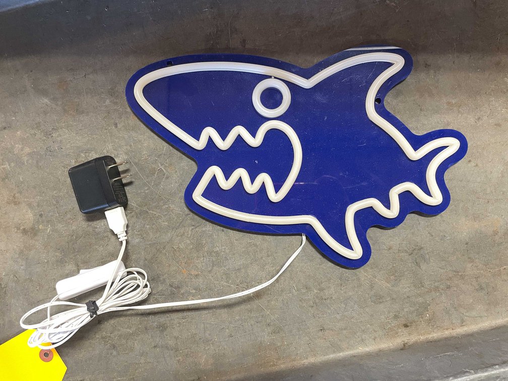 Cartoon Shark LED Neon Sign (T5)