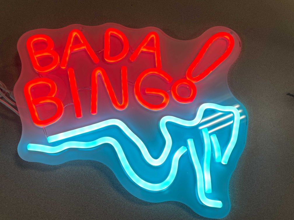 Bada Bing Sexy Lady LED Neon Sign (T5)