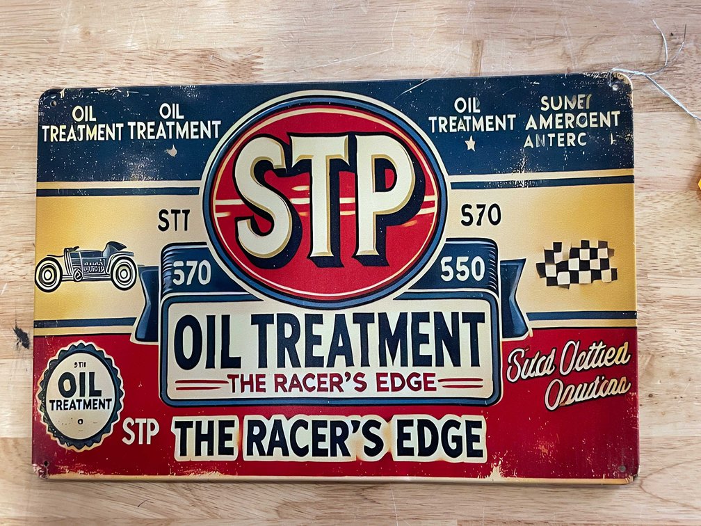Collectible Metal Novelty Sign STP (T2)