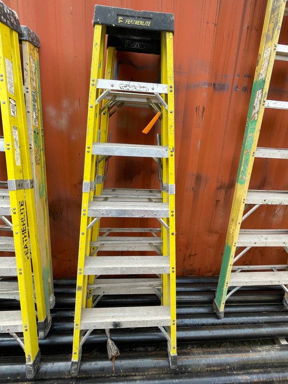 (2) Fiberglass Step Ladders