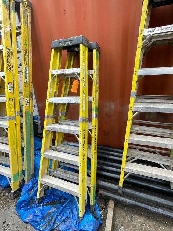 (2) Fiberglass Step Ladders