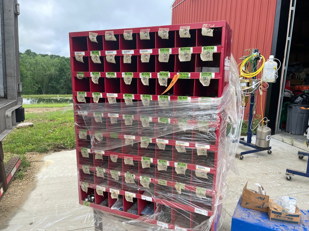 Bolt Bin with Contents