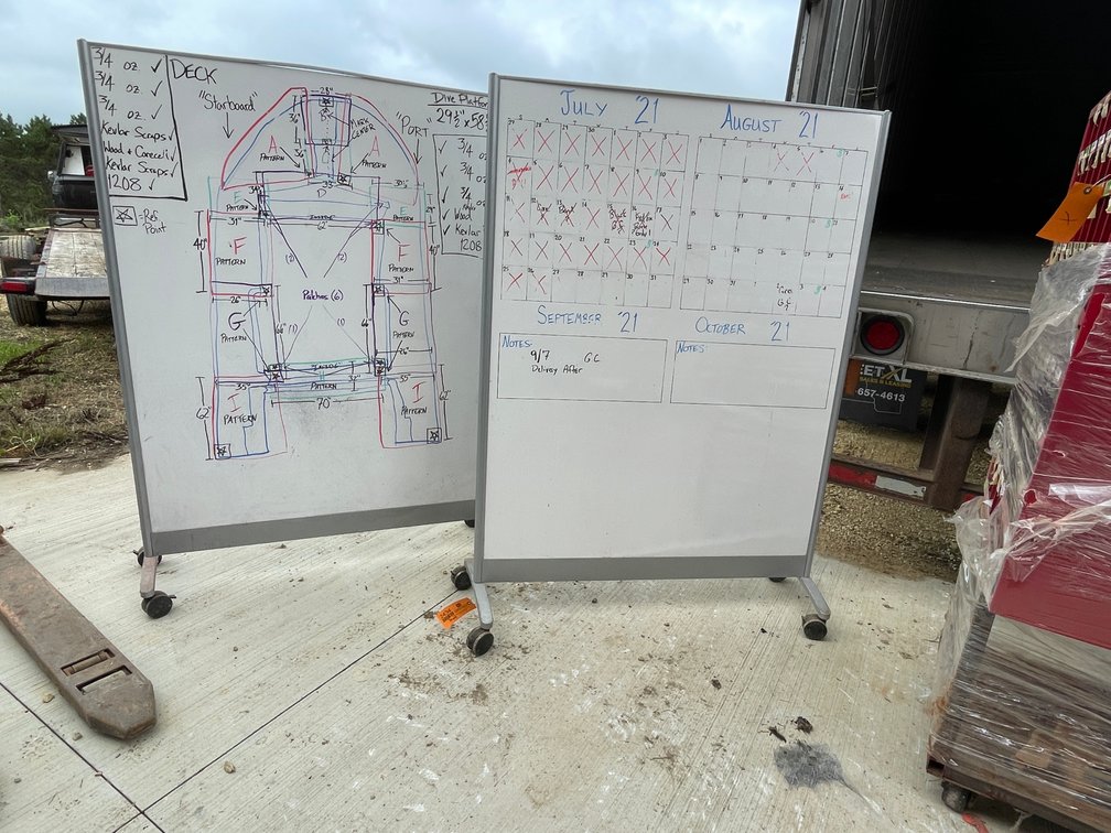 (2) White Boards