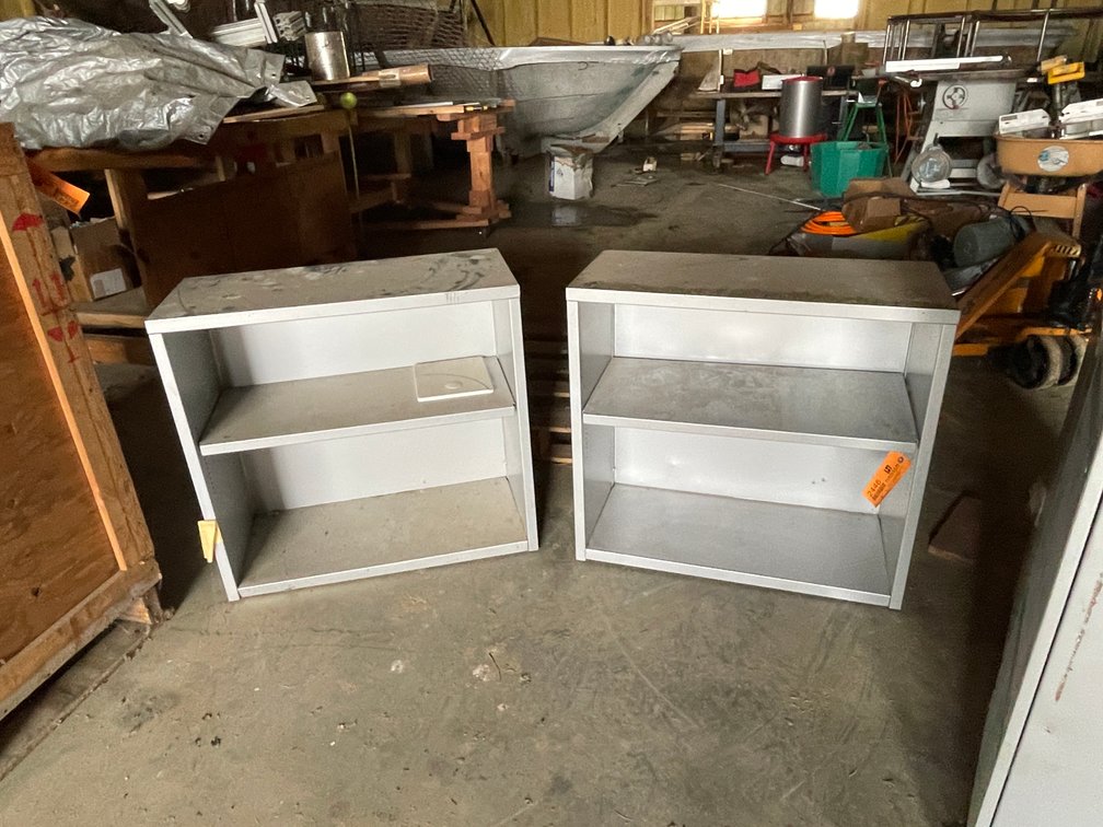 (2) Metal Cabinets