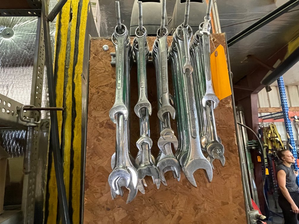 Large Lot of Various Size Wrenches