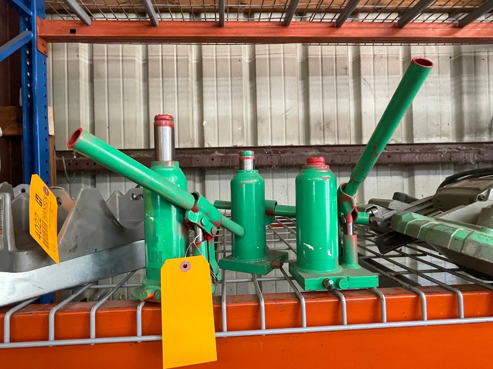(3) Bottle Jacks with Handles