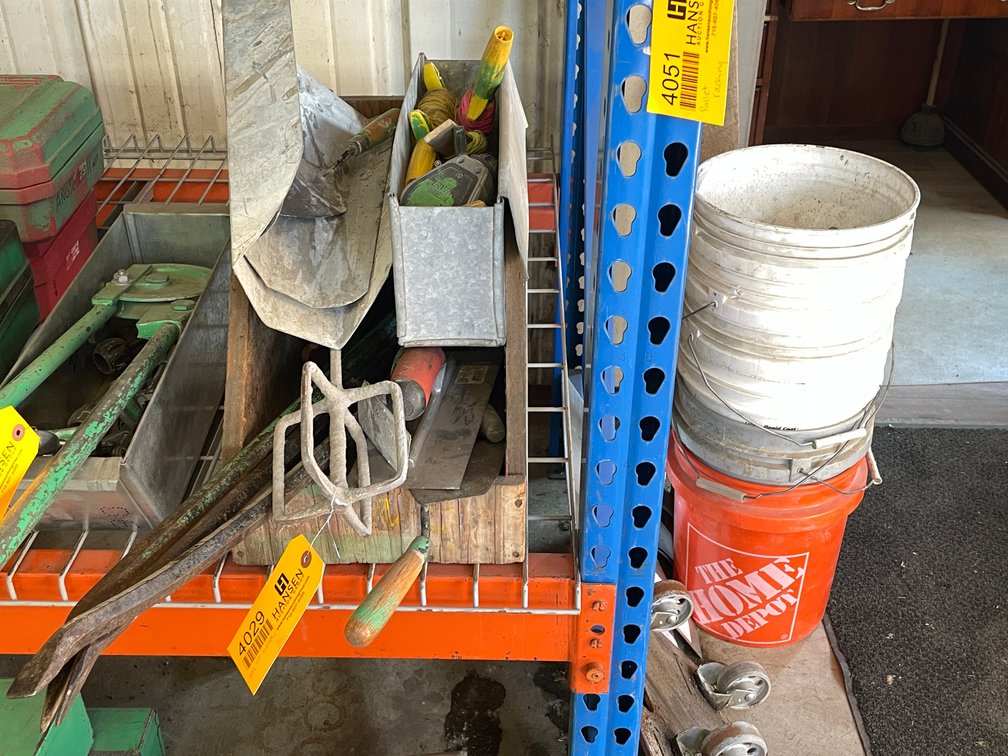 Assorted Concrete Finishing Tools