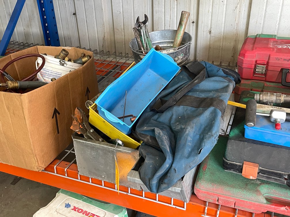 Assorted Shop Organizers and Tools