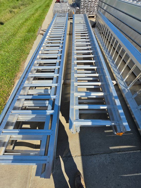 (9) Husky Aluminum Ladder Tray