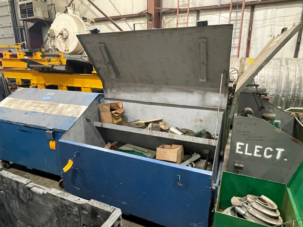 Rolling Jobsite Box with Contents