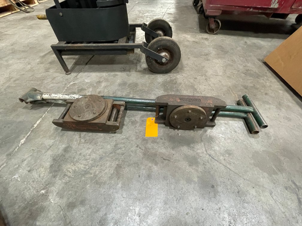 (2) Multi-Ton Machine Rollers