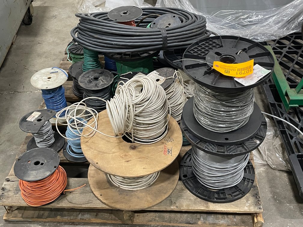 Pallet of Various Gauge Electrical Wiring