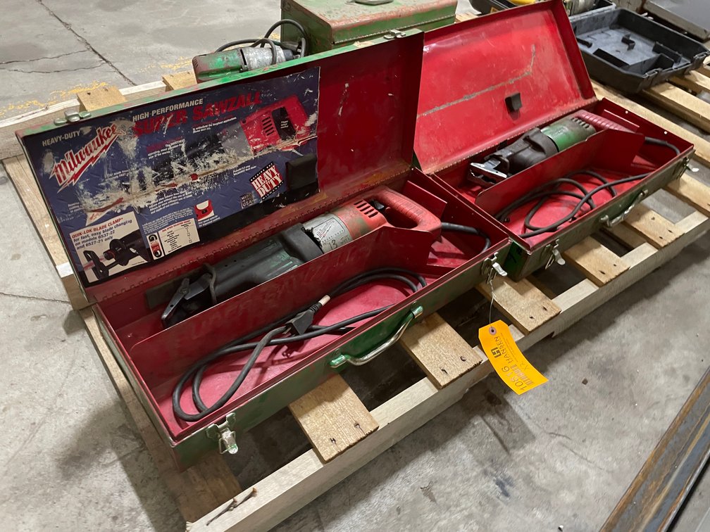 (2) Milwaukee Corded Sawzalls