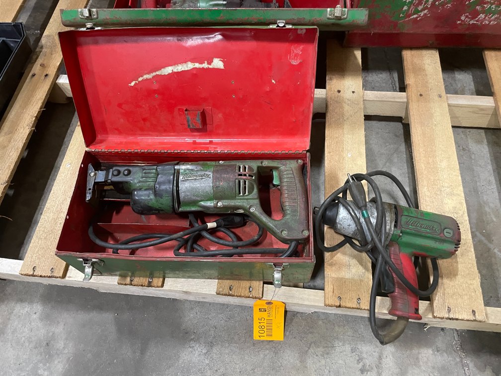(2) Milwaukee Corded Power Tools