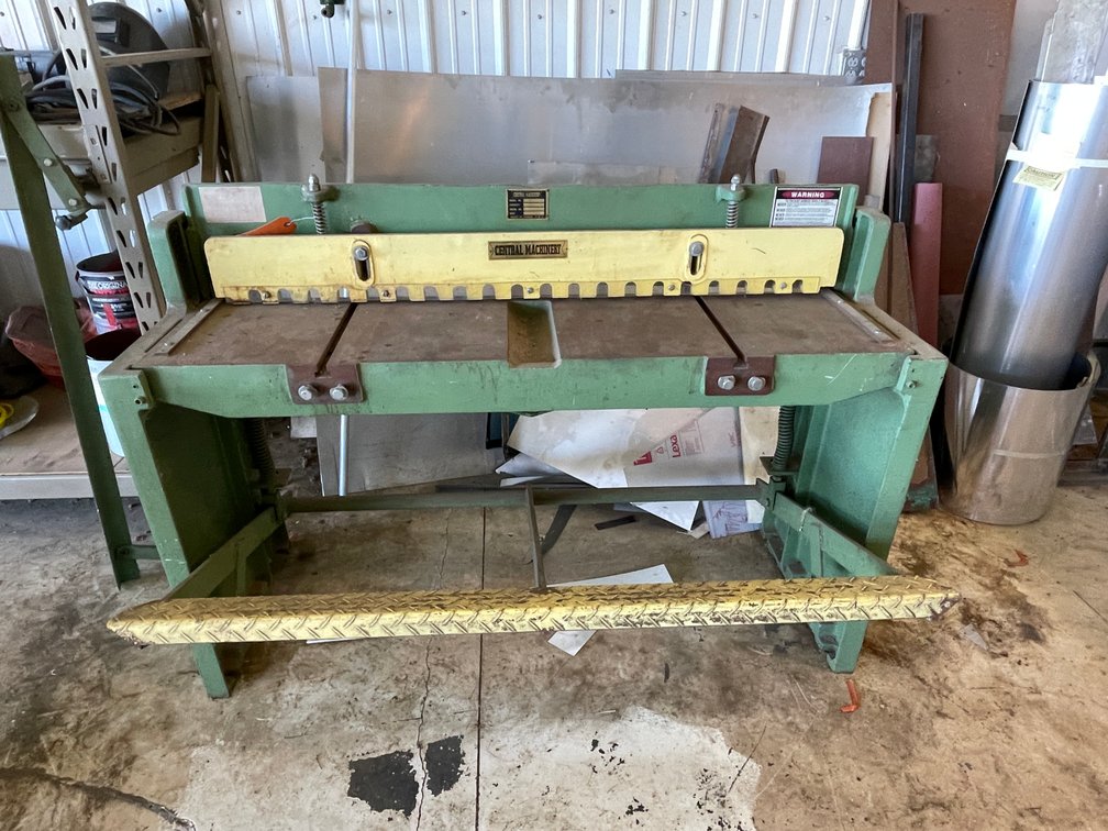 Central Machinery Guillotine Sheet Metal Cutter
