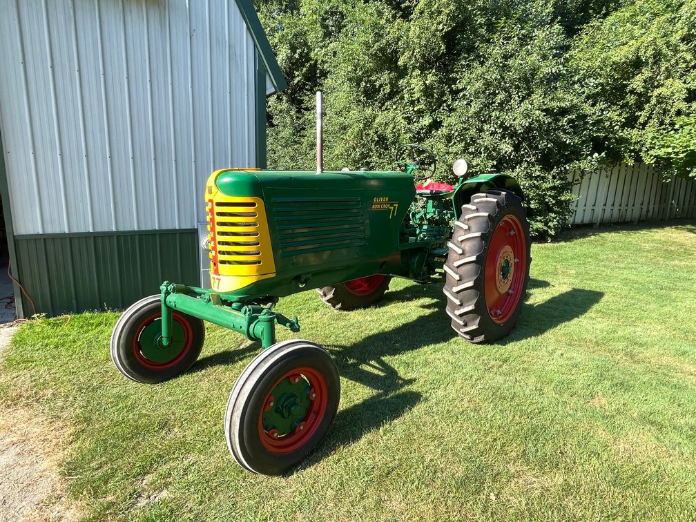 1951 Oliver 77 Row Crop Tractor