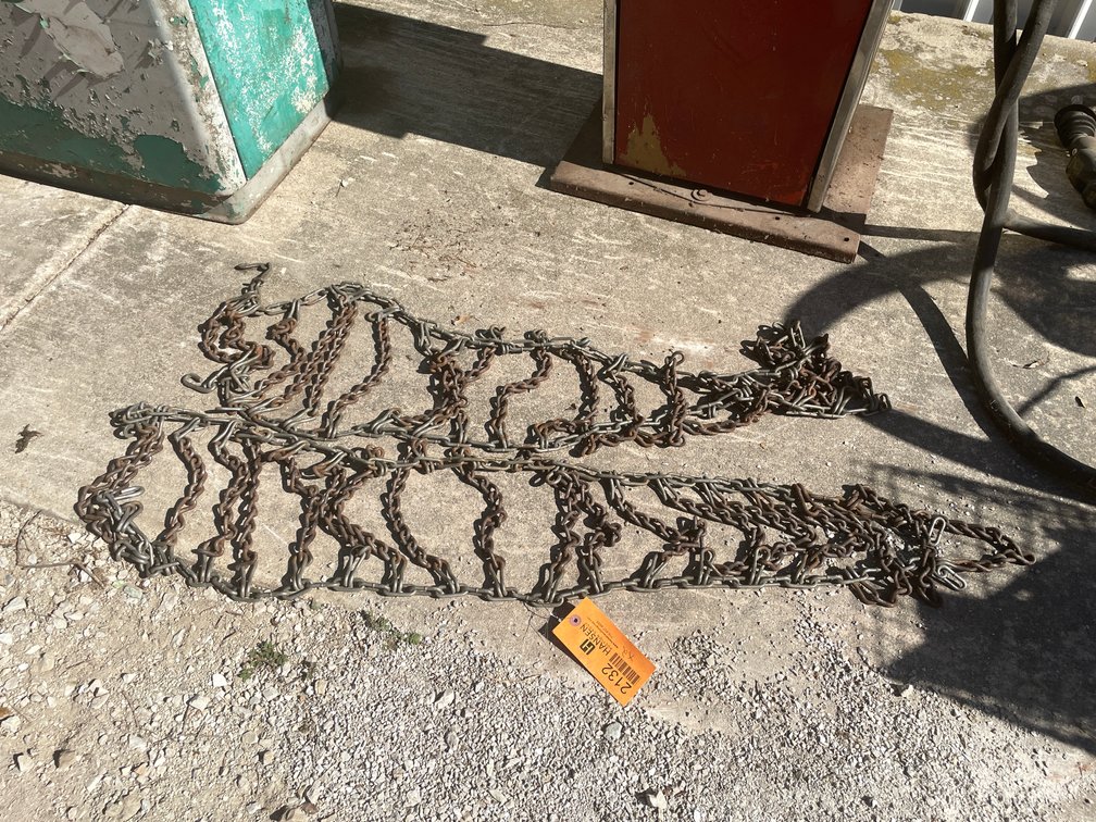 Set of Garden Tractor Snow Tire Chains