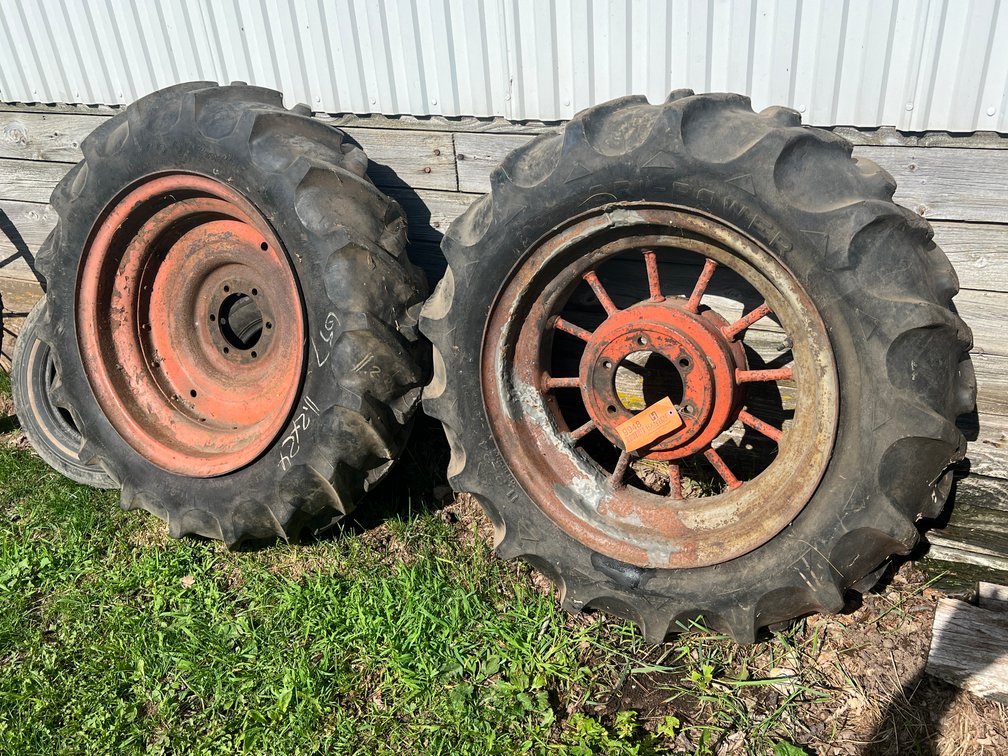 (2) Tires with Steel Rims