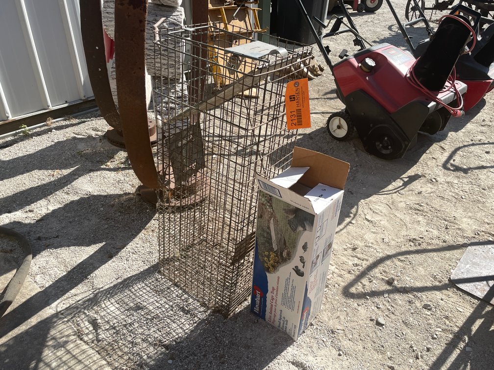 (2) Live Animal Traps