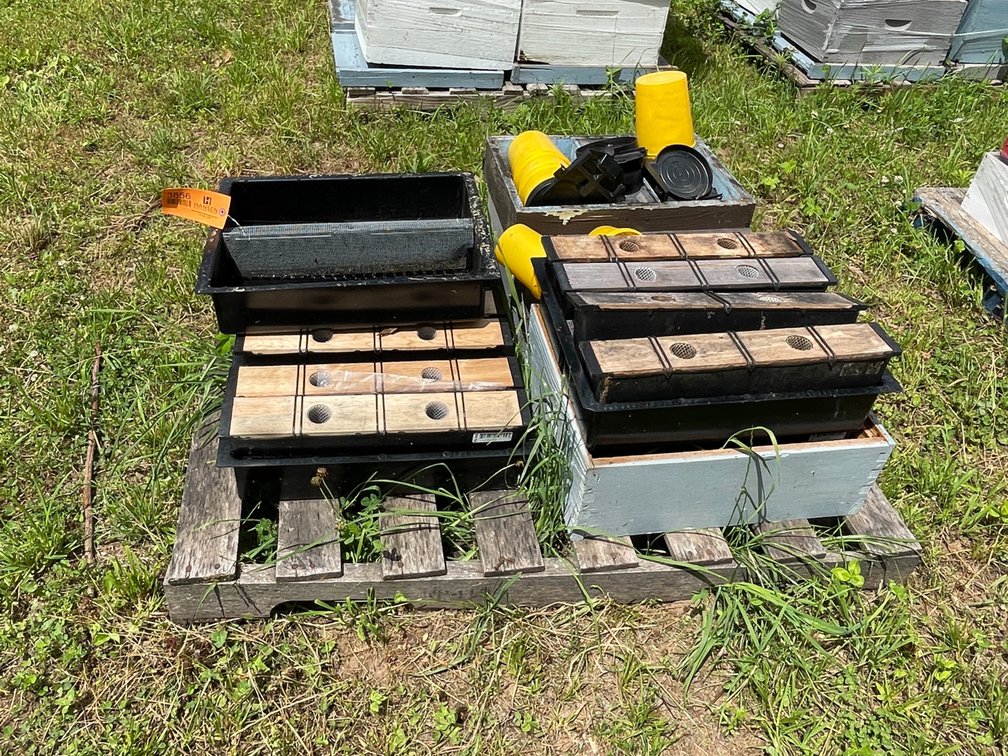 (3) Four Piece Bee Feeders