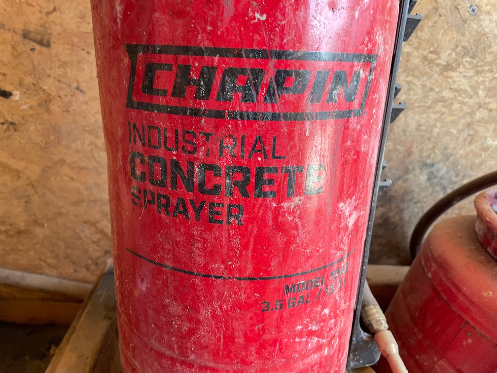 (4) Chapin Industrial Concrete Sprayers