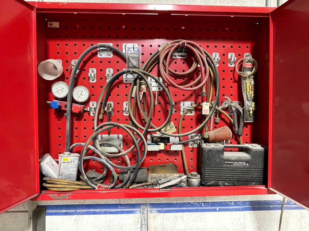 Cabinet and Contents