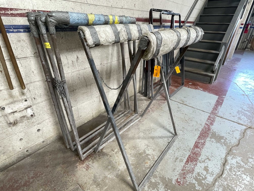 (3) Metal Paint Stands