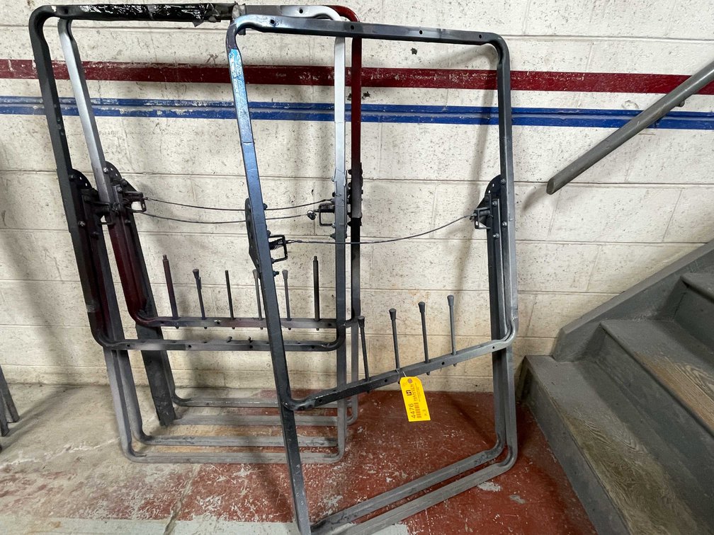 (3) Metal Paint Stands
