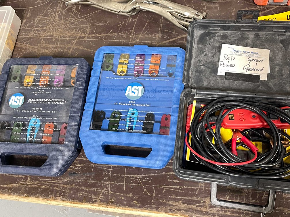 Power Probe Circuit Testing and  (2) 10 Piece Line Disconnect Set