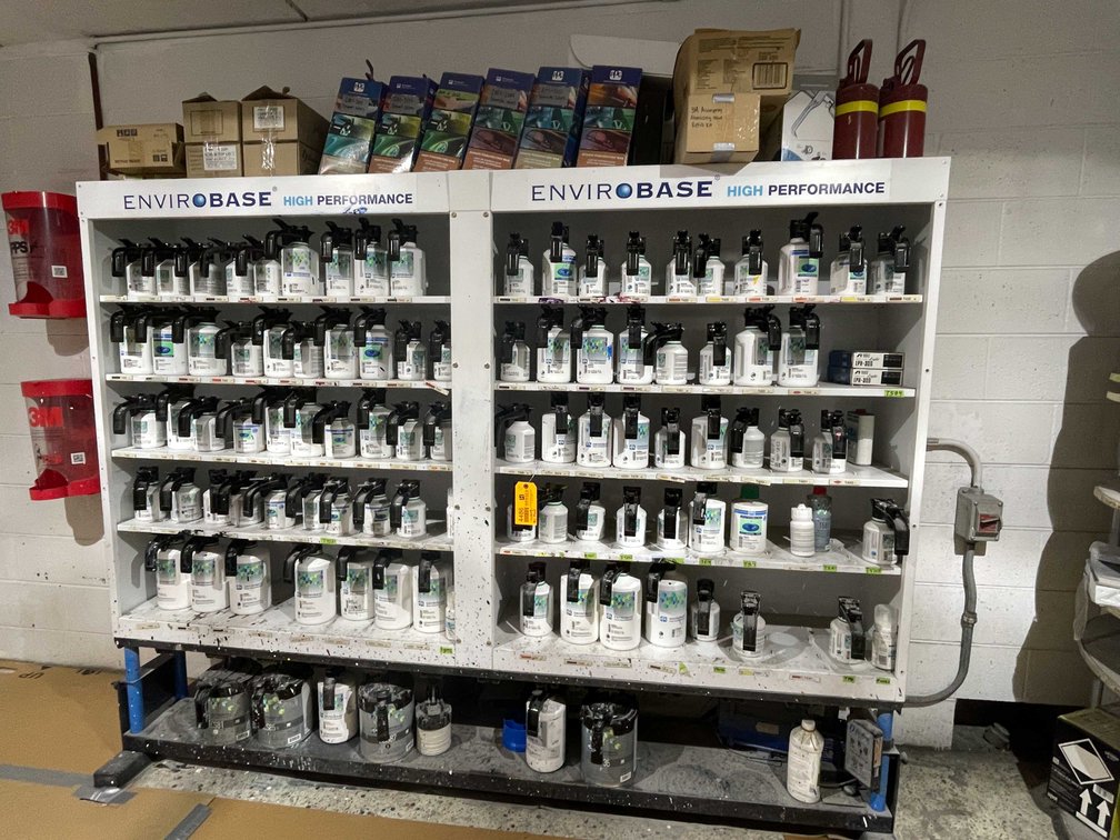 Paint Shelf and Paint