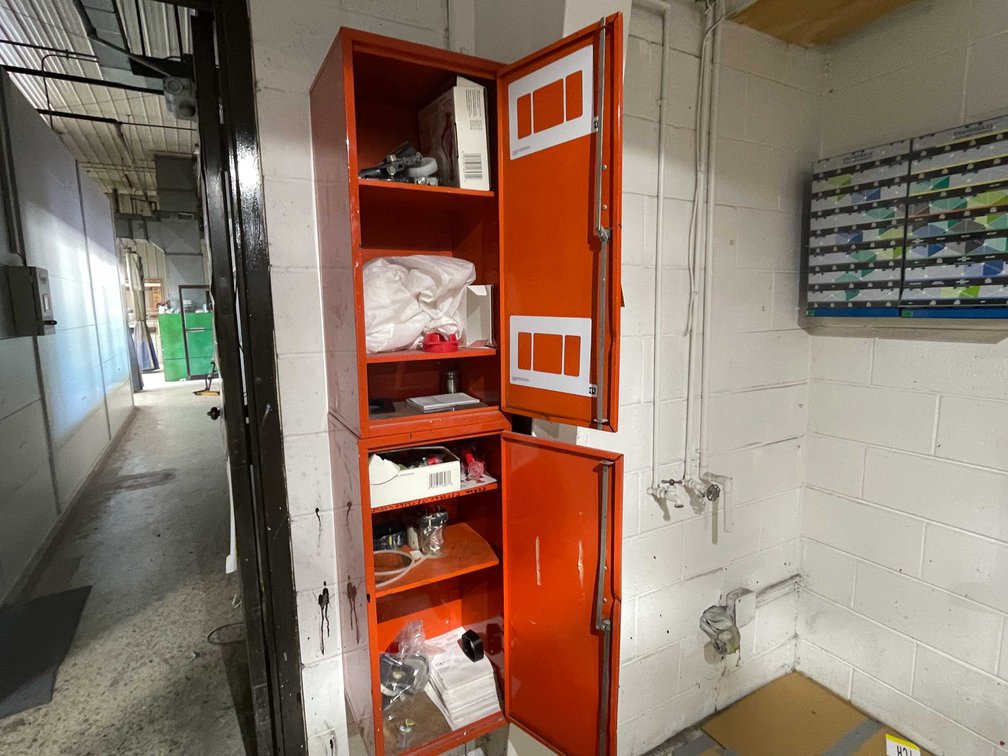 (2) Cabinets and Contents
