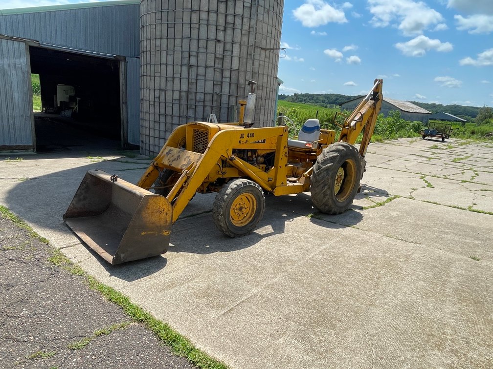 John Deere 440 Tractor with Backhoe (Independence, WI)