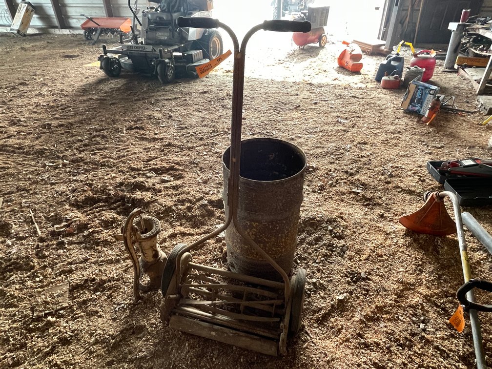Rotary Mower, Hand Pump, and 26" Barrel
