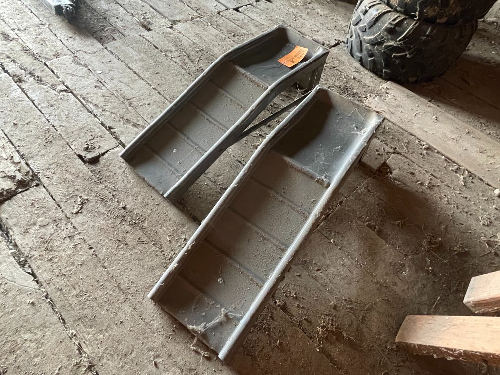 Set of Metal Car Ramps